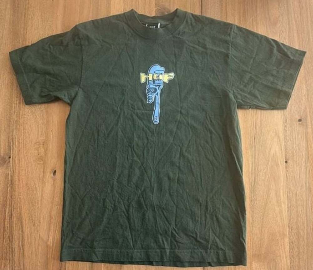 HUF Vise T-Shirt Hunter Green Size S
